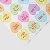 Discussiepatroon Wisselend patroon Tissuepapier (Detail)