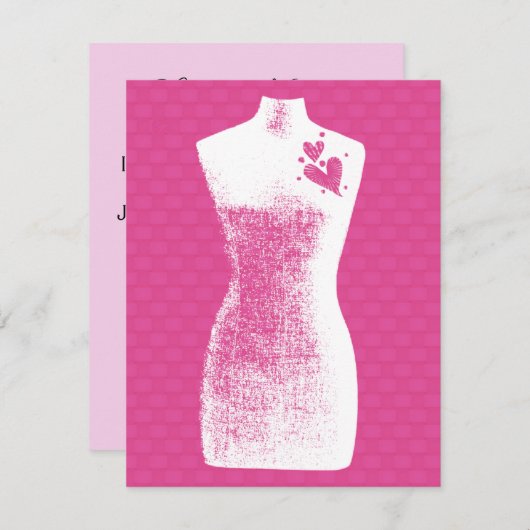 Discussieprift Nachtroze Bachelorette Kaart