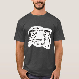 discussiëren t-shirt