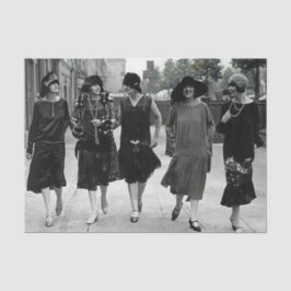  discussiestuk over damesweefsel uit de jaren 20 tissuepapier