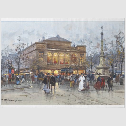  discussiestuk over de vrouwenproblematiek in Pari Tissuepapier (Voorkant)