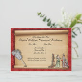 Discussieverzoeken voor de uitwisseling van feestd kaart (Staand voorkant)