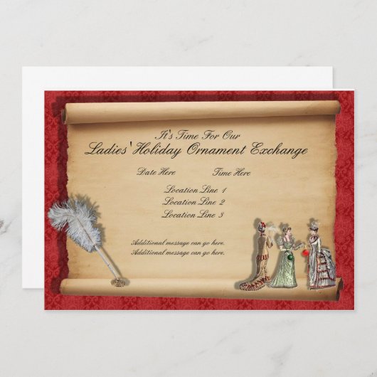 Discussieverzoeken voor de uitwisseling van feestd kaart (Voorkant / Achterkant)