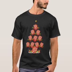 Discusvis Kerstvakantie Discus Kerstboom T-shirt