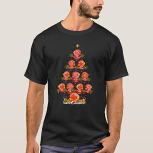 Discusvis Kerstvakantie Kerstman Discus Kerstboom T-shirt