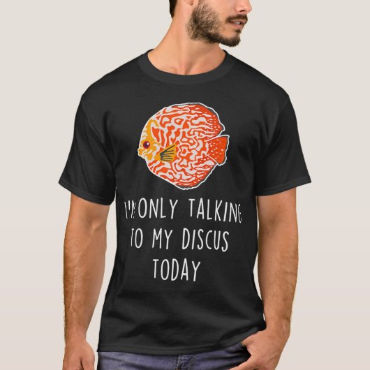 Discusvis Praat Tegen T-shirt (Voorkant)