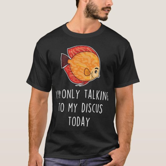 Discusvis Praat Tegen T-shirt (Voorkant)