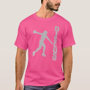 discuswerpen discuswerpen discuswerpen vrouw silh t-shirt