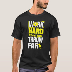Discuswerpen Discuswerper Atletiek Baansport T-shirt