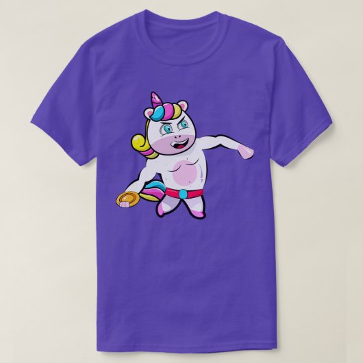 discuswerper-eenhoorn t-shirt (Design voorkant)