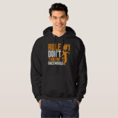 Discuswerper Gooi het niet achteruit Discuswerpen Hoodie (Voorkant volledig)