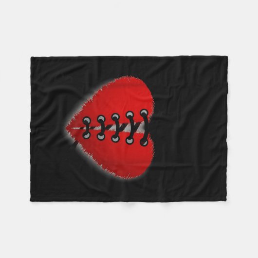 Disease Awareness Open Heart Surgery Survivor Ed H Fleece Deken (Voorkant (Horizontaal))