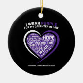 Disease Daughter In Law Hodgkins Lymphoma Keramisch Ornament (Voorkant)