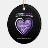 Disease Daughter In Law Hodgkins Lymphoma Keramisch Ornament (Links)