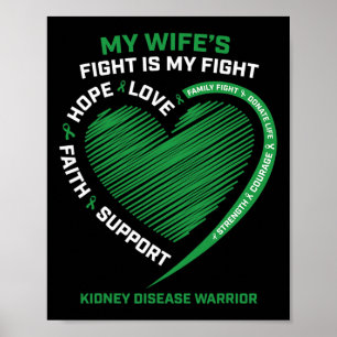 Disease Fighter Warrior Man Vrouw Mannen Vrouwen G Poster
