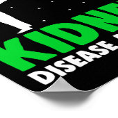 Disease Warrior Dialyse Nefritis Orgaandonor GRE Poster (Hoek)