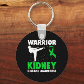 Disease Warrior Dialyse Nefritis Orgaandonor GRE Sleutelhanger (Voorkant)