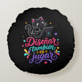 Diseñar también es jugar rond kussen