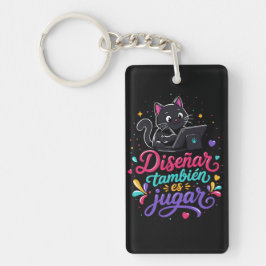 Diseñar también es jugar sleutelhanger