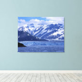 Disenchantment Bay en Hubbard Glacier, Canvas Afdruk (Insitu (Houten vloer))