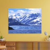 Disenchantment Bay en Hubbard Glacier, Canvas Afdruk (Insitu (Woonkamer))