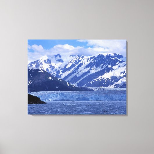 Disenchantment Bay en Hubbard-gletsjer, Canvas Afdruk (Voorkant)