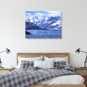 Disenchantment Bay en Hubbard-gletsjer, Canvas Afdruk (Insitu (Slaapkamer))