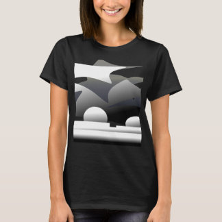 Diseño abstracto con figuras geométricas t-shirt