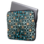 Diseño de Azulejos Mediterráneos Laptop Sleeve (Voorkant Links)