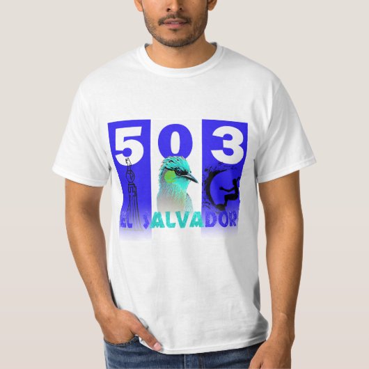 DISEÑO EL SALVADOR 503 T-SHIRT (Voorkant)