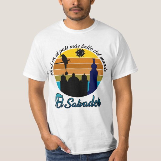 DISEÑO EL SALVADOR T-SHIRT (Voorkant)