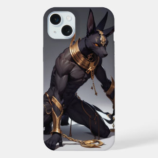 Diseño EXCLUSIVO de Anubis iPhone 15 Plus Case