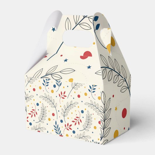 Diseño floral bedankdoosjes (Voorkant Zijde)