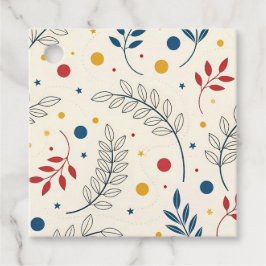 Diseño floral  bedankjes labels