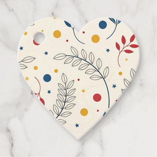 Diseño floral bedankjes labels (Voorkant)