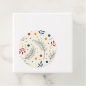 Diseño floral bedankjes labels (In situ)