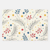 Diseño floral inpakpapier vel (Voorkant 2)