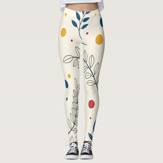 Diseño floral leggings (Voorkant)