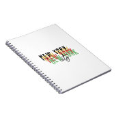 Diseño maximalista de NY  Notitieboek (Rechterzijde)