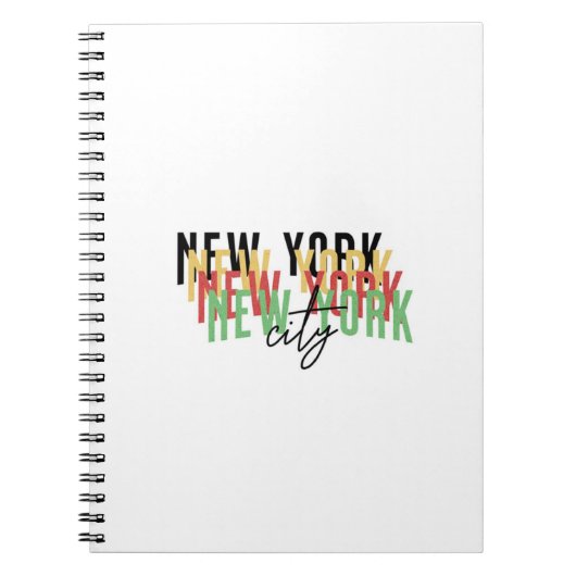 Diseño maximalista de NY  Notitieboek (Voorkant)
