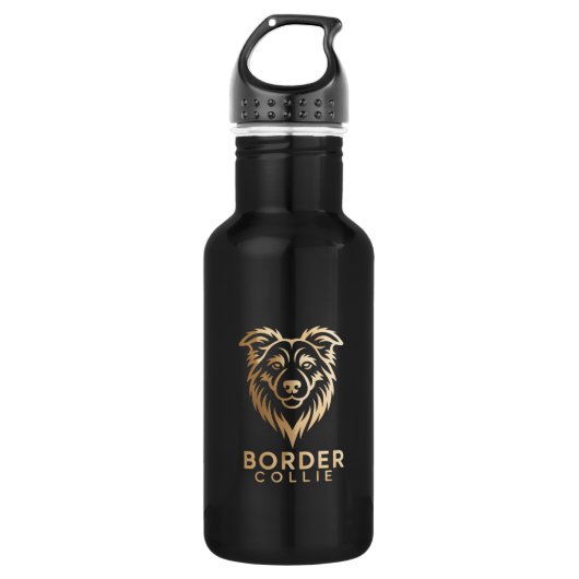 Diseño Premium de Border en Dorado Waterfles (Voorkant)