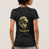 Diseño Premium de Golden en Dorado T-shirt (Achterkant)