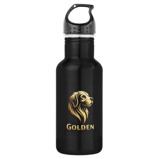 Diseño Premium de Golden en Dorado Waterfles (Voorkant)