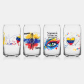 Diseños Patrios Originales |Venezuela Libre Blikvorm Glas (Achterkant)