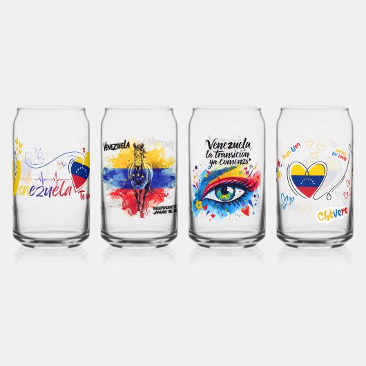 Diseños Patrios Originales |Venezuela Libre Blikvorm Glas (Achterkant)