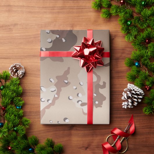 Disert Camo Wrapping Paper Cadeaupapier (Feestdagen Geschenken)