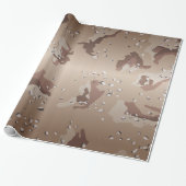 Disert Camo Wrapping Paper Cadeaupapier (Uitgerold)