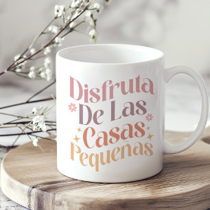 "Disfruta de las casas pequeñas" Boho Inspiratie Koffiemok
