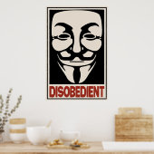 disgehoorzaam poster (Keuken)