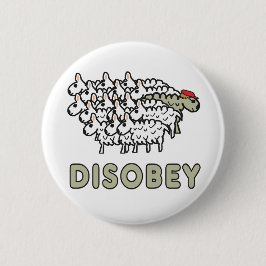 Disgehoorzaam Ronde Button 5,7 Cm